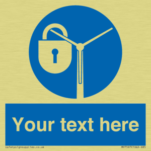 Custom mandatory lock rotor blades